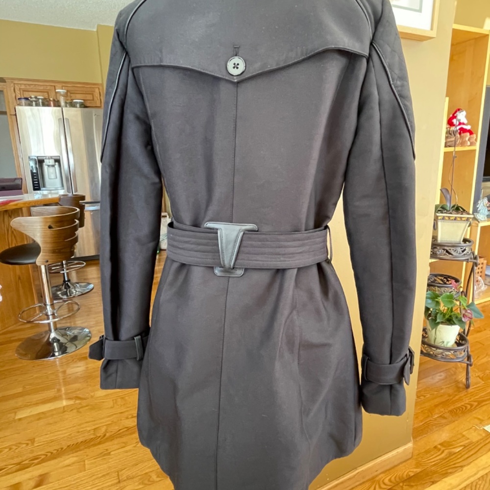 Sam Edelman black trench coats S Small - Picture 4 of 8